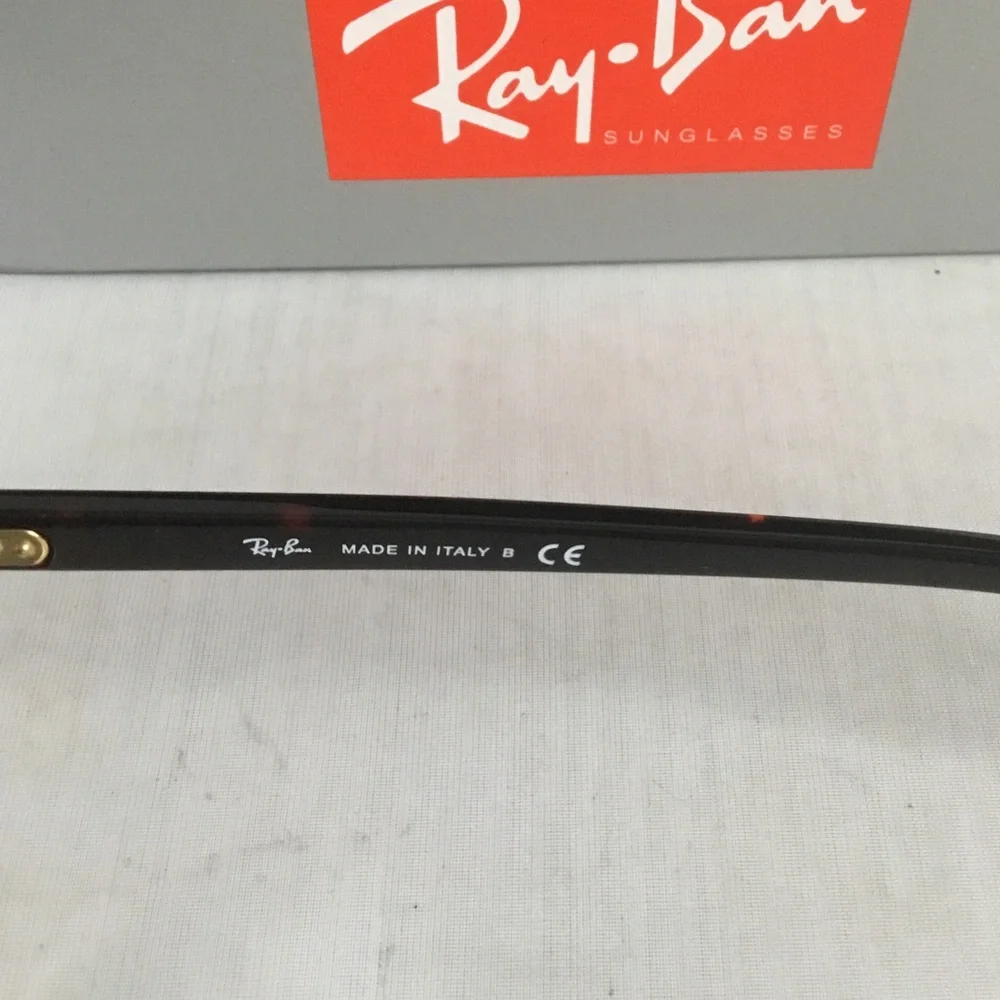 Ray-Ban Clubmaster with Blue Lenses Sunglasses.